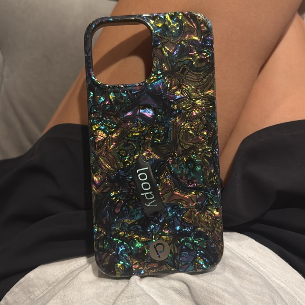Loopy Black Phone Case- iPhone 15 Pro Max